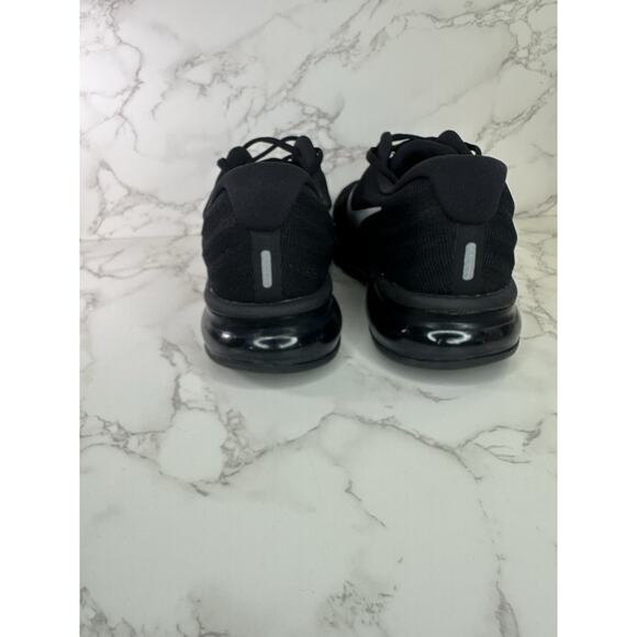 Men Size 8 Nike Air Max 2017 Black Men's Shoes 849559-001 Used Running - Picture 4 of 5